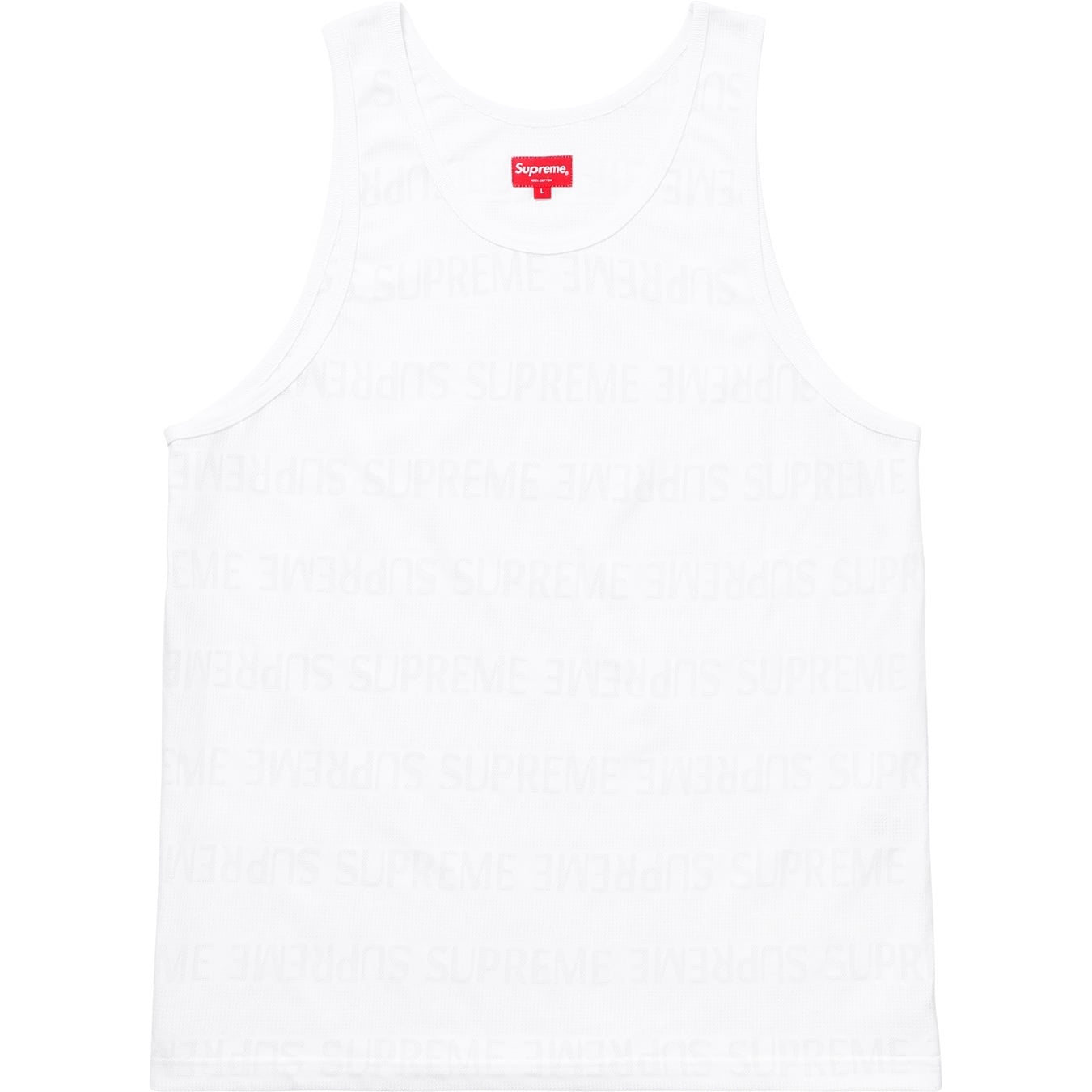 Mesh Stripe Tank Top view 5
